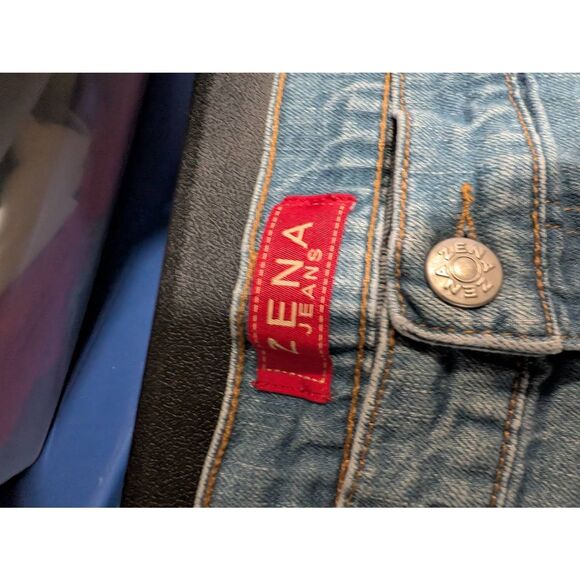 Zena Jeans Light wash Straight Leg Women's Size 12 - Picture 3 of 6